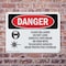Signmission Radiation & Laser Sign, 7 in H x 10 in W, Plastic, Rectangle OS-2PACK-DS-P-710-L-1417 - alternate 5